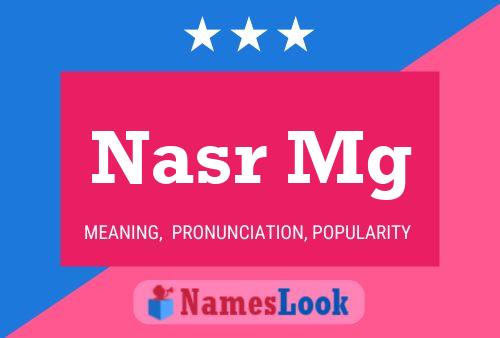 Nasr Mg Name Poster