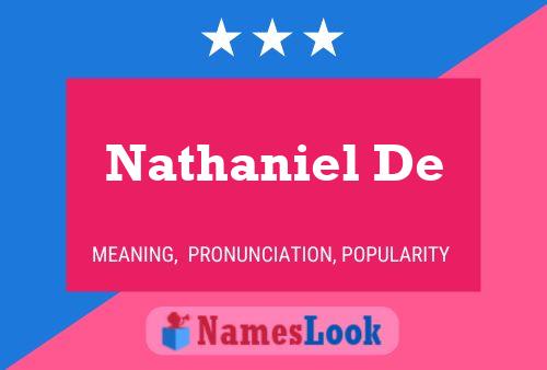 Nathaniel De Name Poster