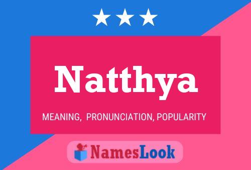 Natthya Name Poster