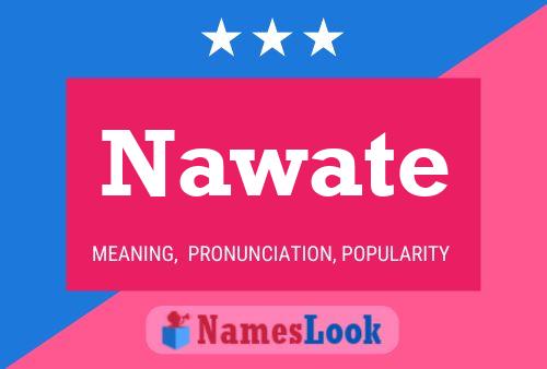 Nawate Name Poster