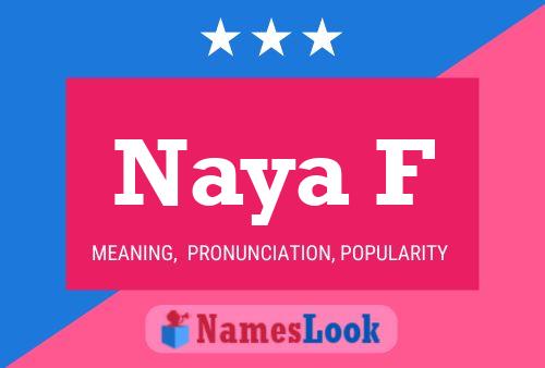 Naya F Name Poster