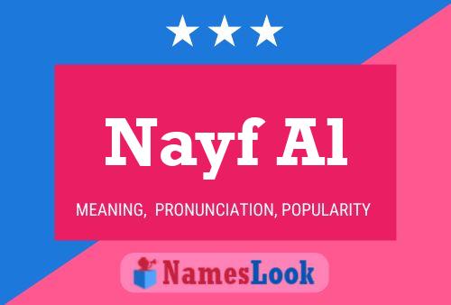 Nayf Al Name Poster