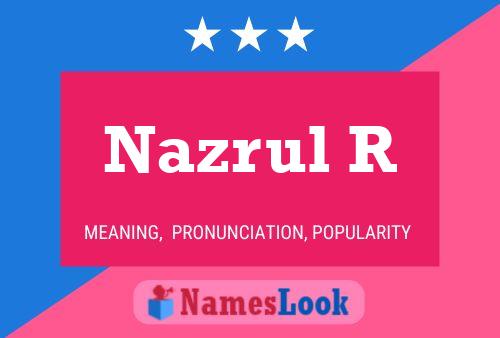 Nazrul R Name Poster