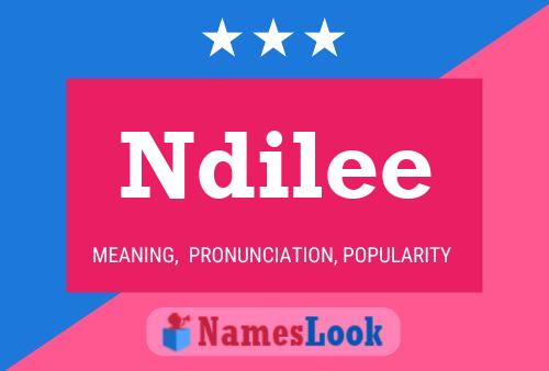 Ndilee Name Poster