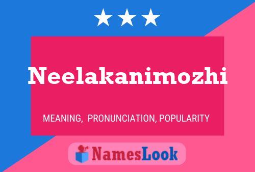 Neelakanimozhi Name Poster