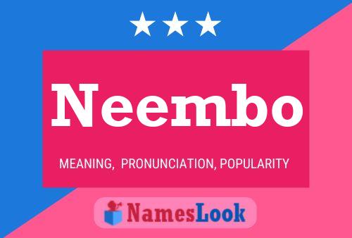 Neembo Name Poster