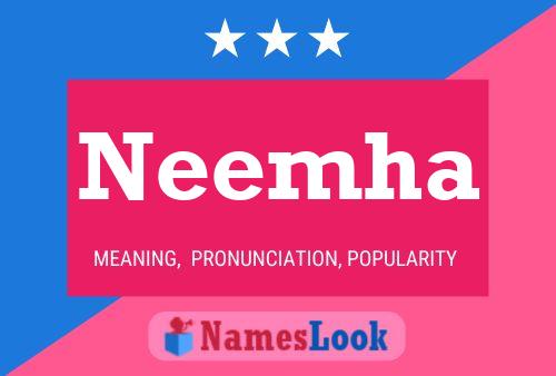 Neemha Name Poster