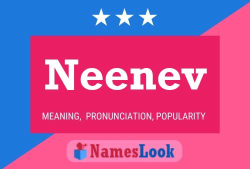 Neenev Name Poster