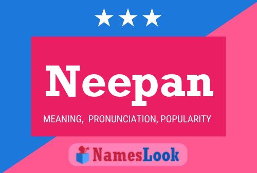 Neepan Name Poster