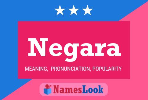 Negara Name Poster