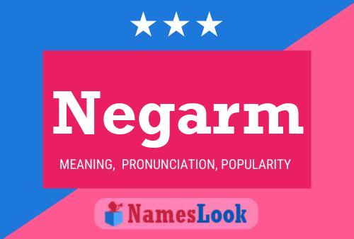 Negarm Name Poster