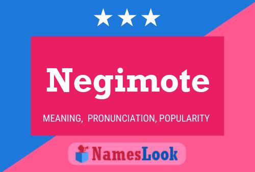 Negimote Name Poster