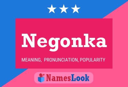 Negonka Name Poster