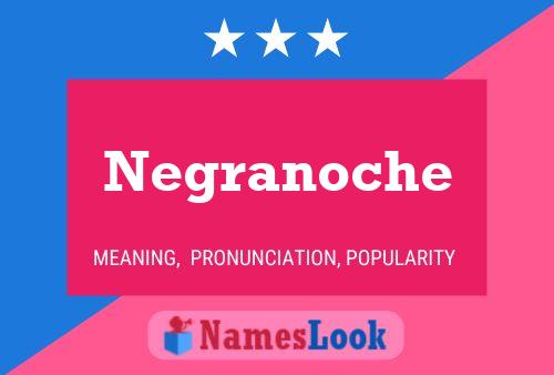 Negranoche Name Poster