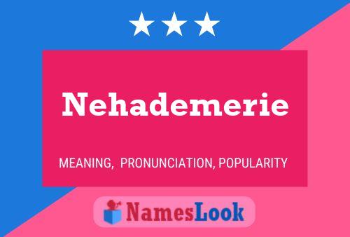 Nehademerie Name Poster