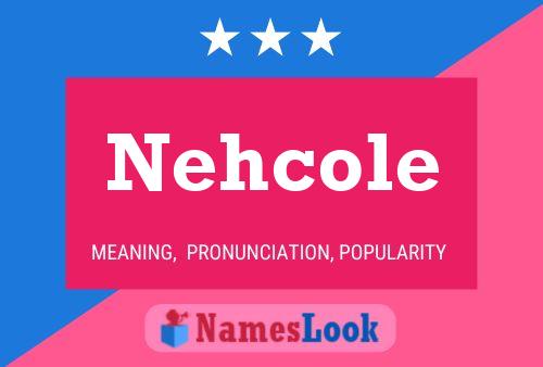 Nehcole Name Poster