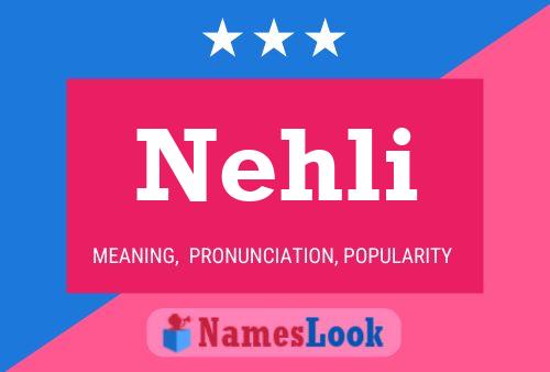 Nehli Name Poster