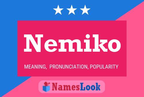 Nemiko Name Poster