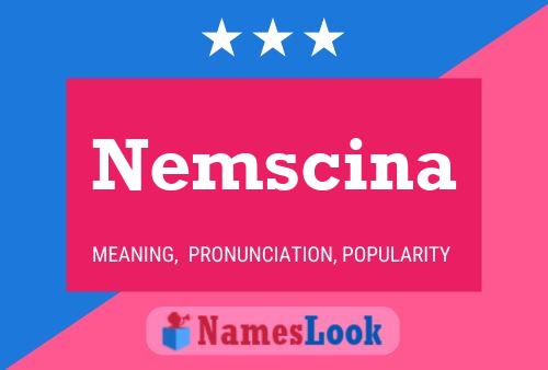 Nemscina Name Poster