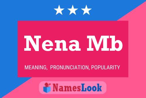 Nena Mb Name Poster