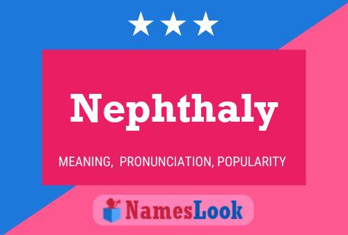 Nephthaly Name Poster