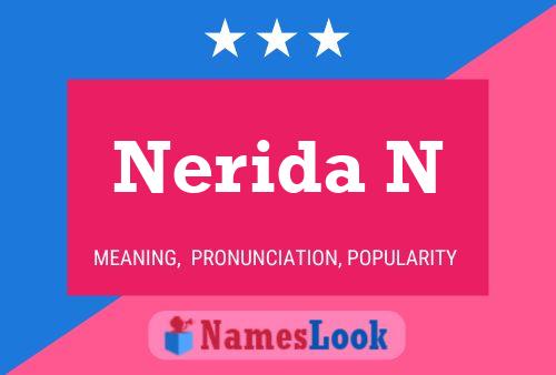 Nerida N Name Poster