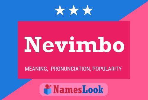 Nevimbo Name Poster