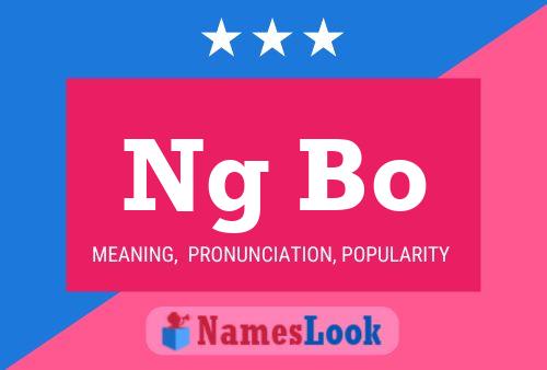 Ng Bo Name Poster