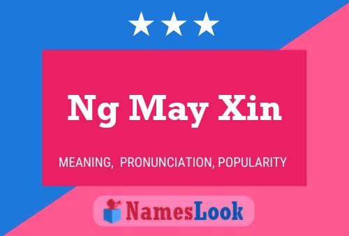 Ng May Xin Name Poster