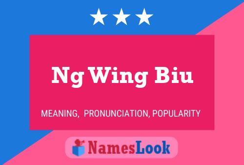 Ng Wing Biu Name Poster