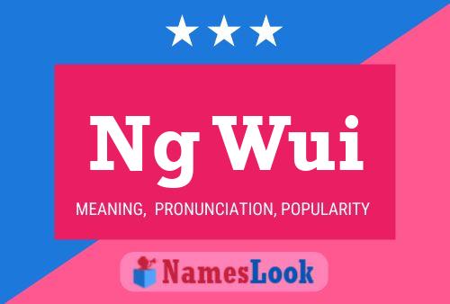 Ng Wui Name Poster