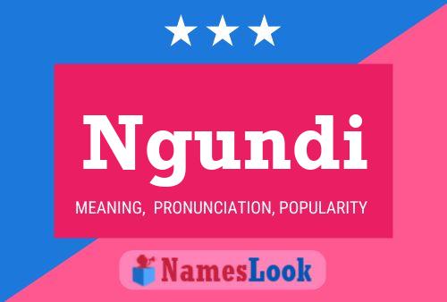 Ngundi Name Poster