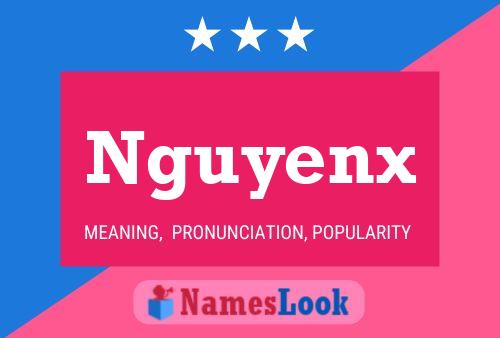 Nguyenx Name Poster