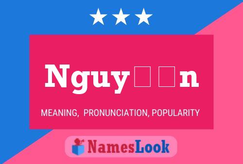 Nguyễn Name Poster