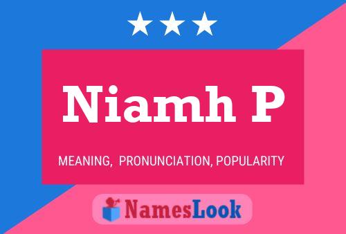 Niamh P Name Poster