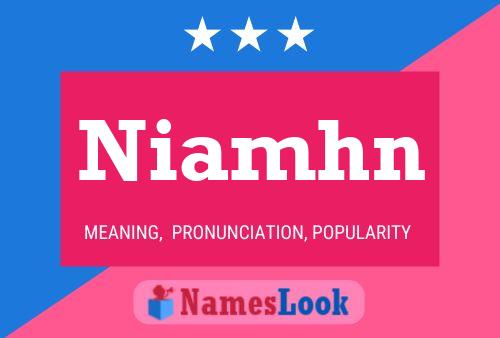 Niamhn Name Poster