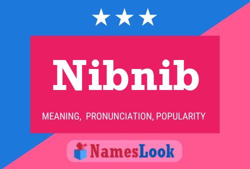 Nibnib Name Poster