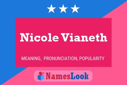 Nicole Vianeth Name Poster