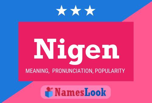 Nigen Name Poster