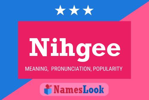 Nihgee Name Poster