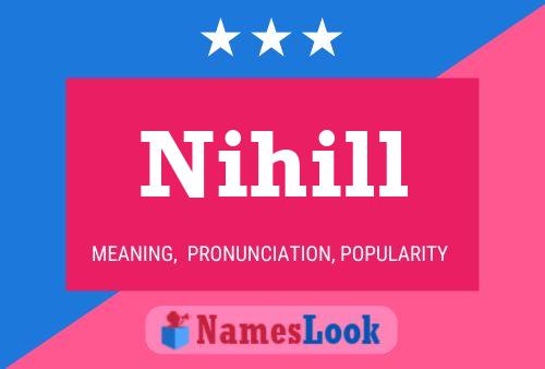 Nihill Name Poster