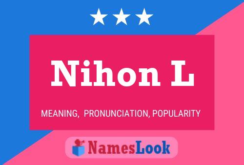 Nihon L Name Poster