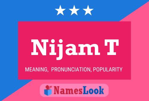 Nijam T Name Poster