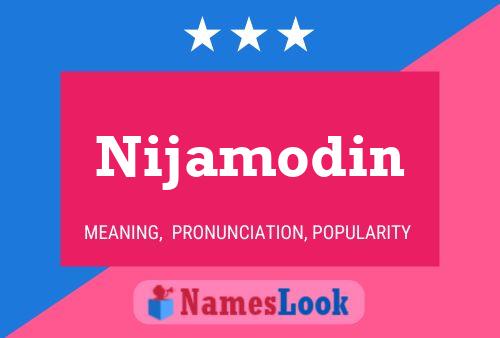 Nijamodin Name Poster