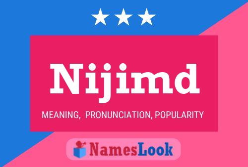 Nijimd Name Poster