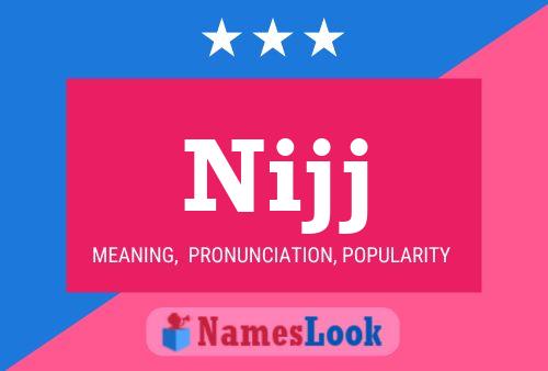 Nijj Name Poster