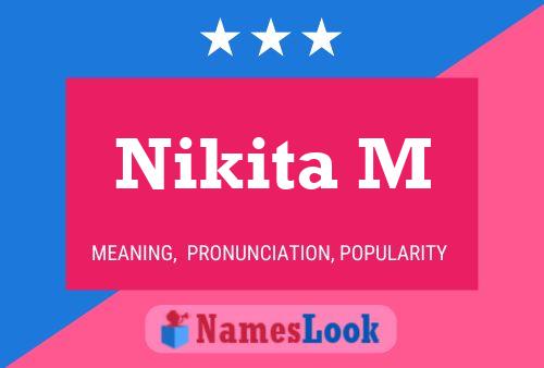 Nikita M Name Poster