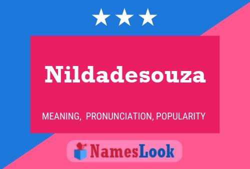 Nildadesouza Name Poster