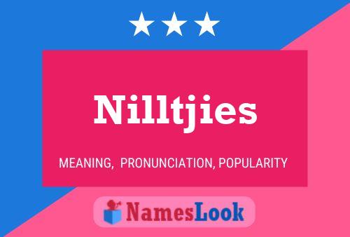 Nilltjies Name Poster