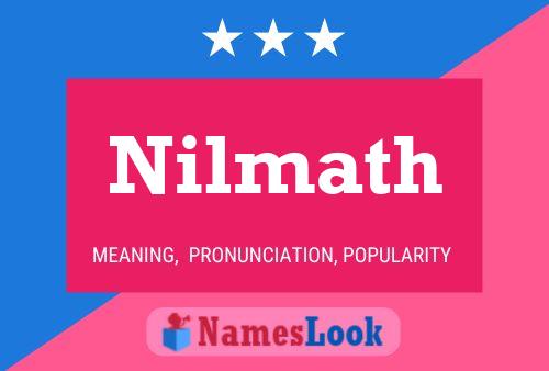 Nilmath Name Poster